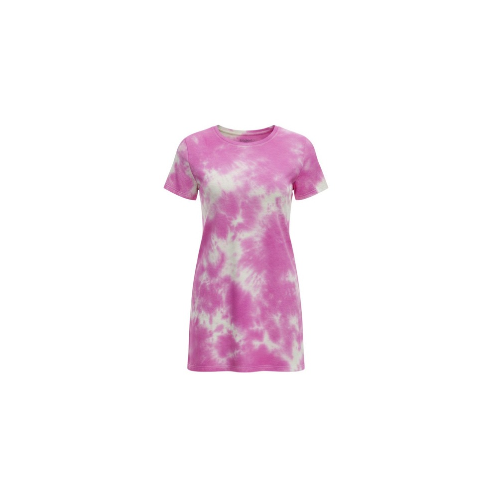 Wonder Nation Tie Dye Tee Girls XL 14-16 Pink Short Sleeve Crew Neck Top